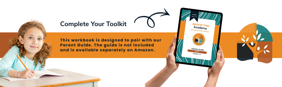 Complete your toolkit — the workbook pairs with the Parent Guide, sold separately on Amazon